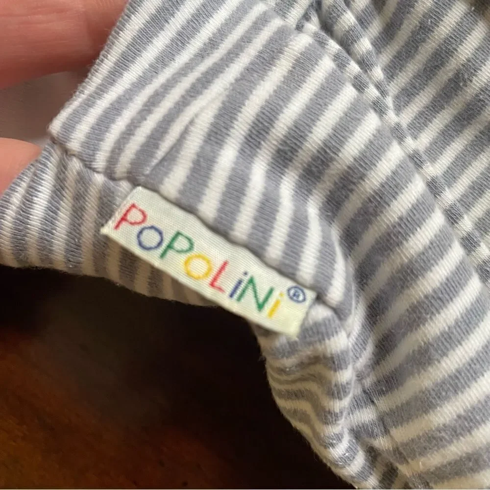 Popolini Baby Organic Cotton Sleeping Bag Zip Size 3-6 Months